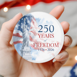 Amerikas halvkvartssekelsjubileum 250 år frihet magnet