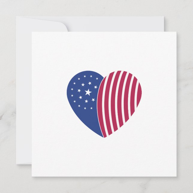 Amerikas hjärta julkort (Framsida)