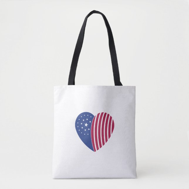 Amerikas hjärta tygkasse (Framsida)