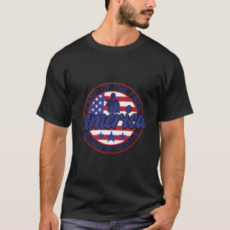 Amerikas land fritt tack vare de modiga t shirt