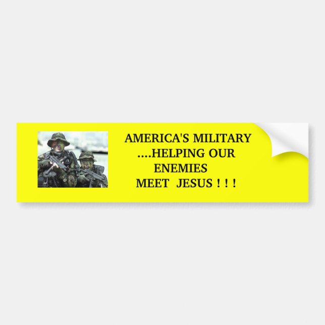 Amerikas militäriska dekal (Framsidan)