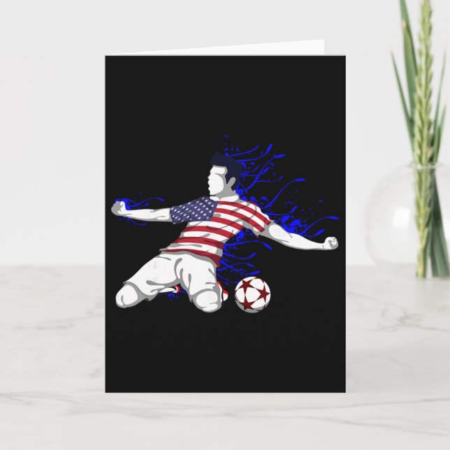Amerikas nationella fotbollslagströja USA  Kort (Framsida)