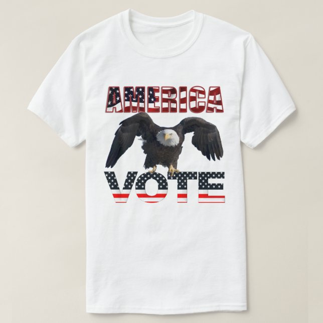 AMERIKAS OMRÖSTNING T SHIRT (Design framsida)