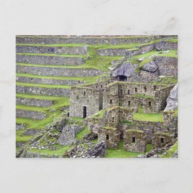 Amerikas, Peru, Machu Picchu. Den antika 2 Vykort (Framsida)