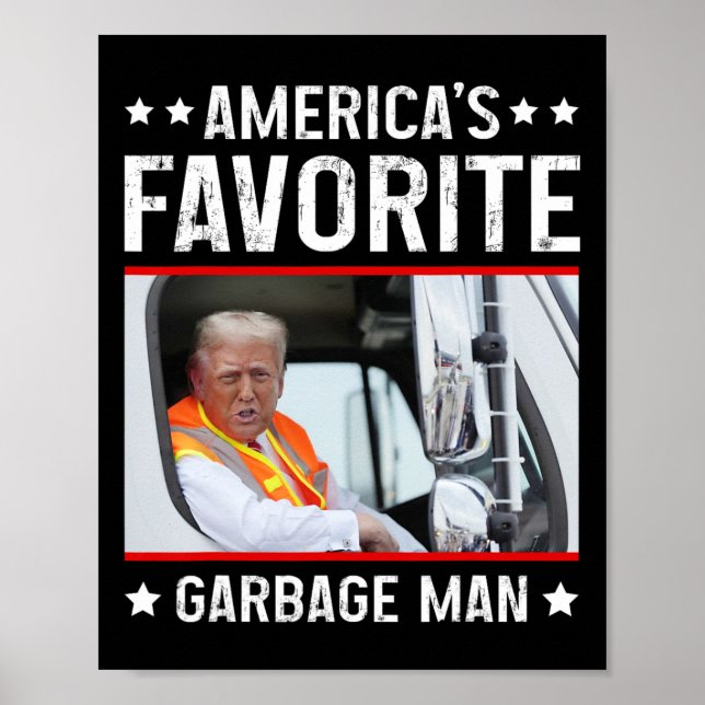 Amerikas roligaste garage man roliga Trump garage  Poster (Framsidan)