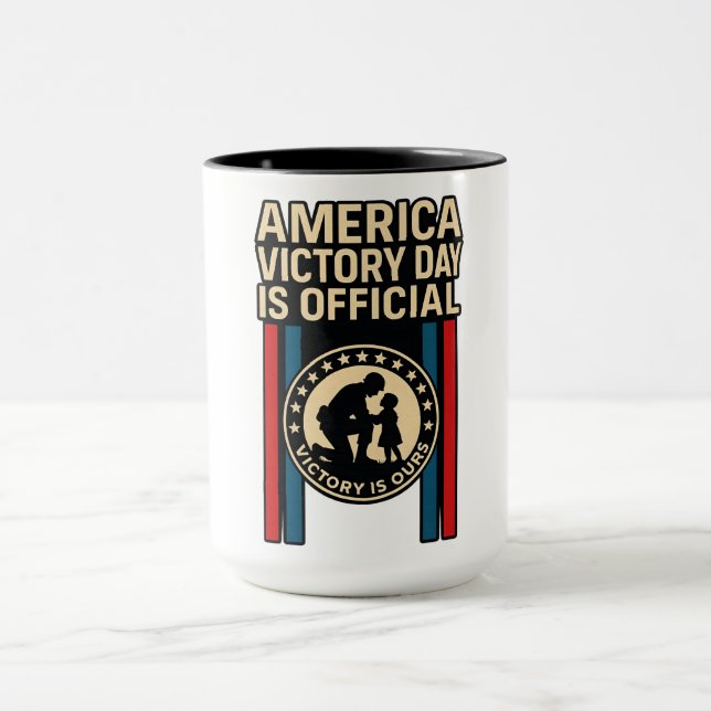 Amerikas segerdag – Hedra de modiga idag! Mugg (Center)