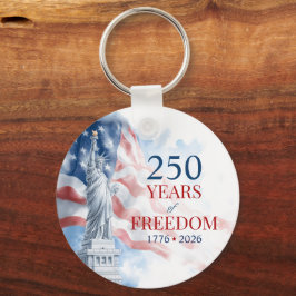 Amerikas Semikvinkcentennial 250 År Frihet Nyckelring