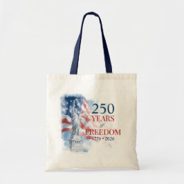 Amerikas Semikvinkcentennial 250 År Frihet Tygkasse