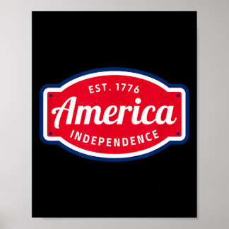 Amerikas självständighet 1776 4 juli poster