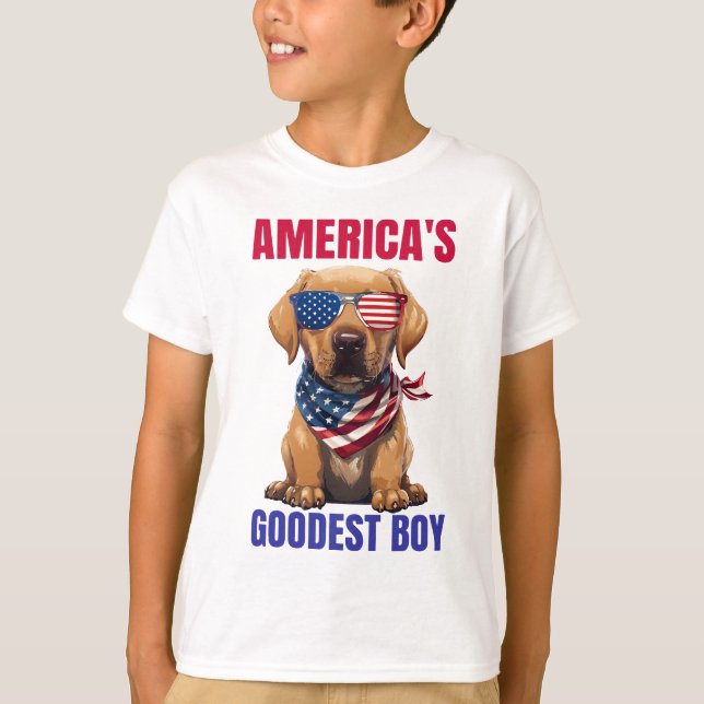 Amerikas snällaste Labrador T Shirt (Framsida)