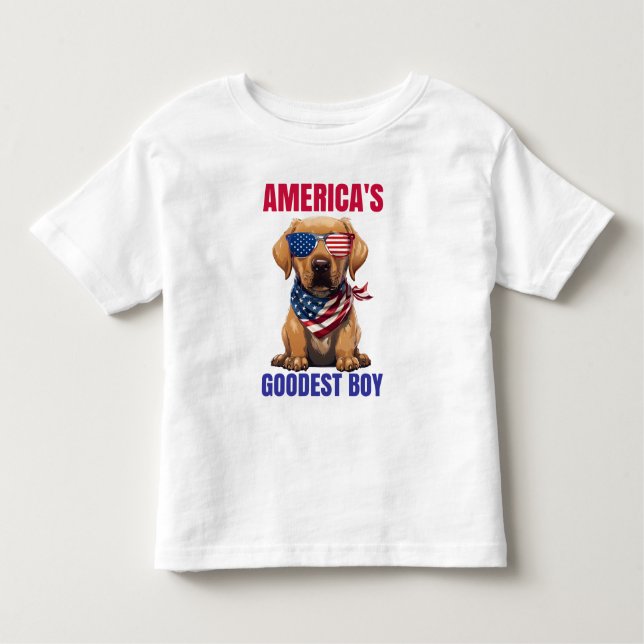 Amerikas snällaste Labrador T Shirt (Framsida)