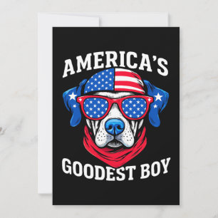 Amerikas snällaste pojke hund inbjudningar
