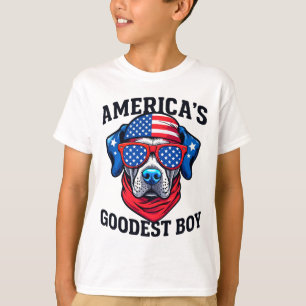 Amerikas snällaste pojke hund t shirt