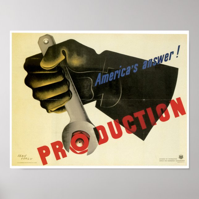 Amerikas svar ~ Produktion! Poster (Framsidan)