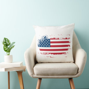 Amerikas usa flagga kudde