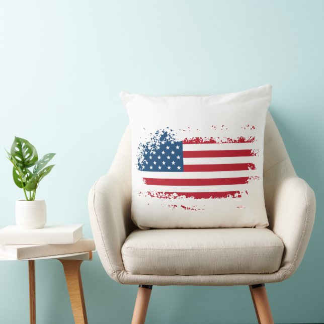 Amerikas usa flagga kudde (Stol)