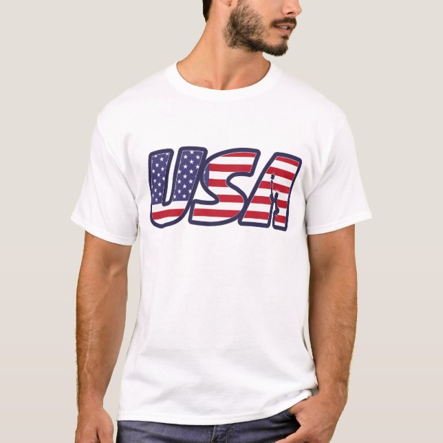 Amerikas USA T Shirt (Framsida)