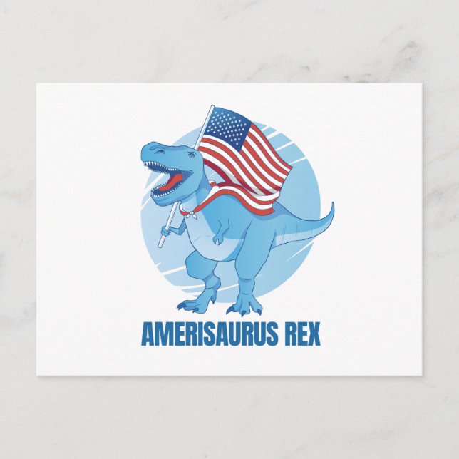 Amerisaurus Rex Vykort (Framsida)