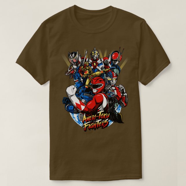 AmeriToku Fighters T Shirt (Design framsida)