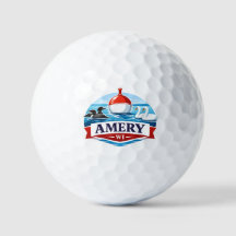 Amery Wisconsin Lake Life-Souvenir - Golfboll