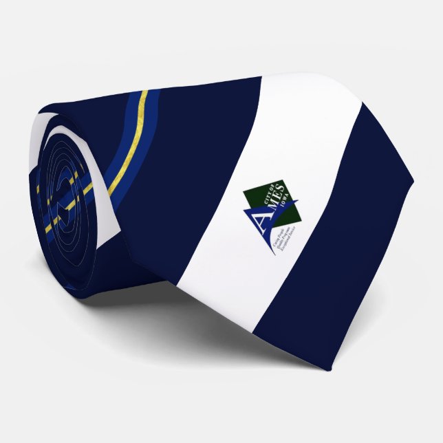 Ames (Iowa) City flagga Neck Tie Slips (Rullad)
