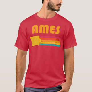 Ames Iowa Vintage Distress Souvenir T Shirt