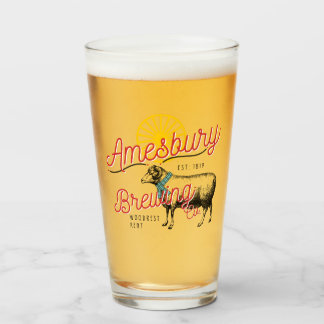 Amesbury Brewery Pint glas