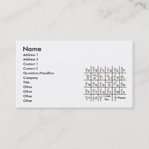 AmeslanAlphabet120710 namn, adress 1, adress… Visitkort