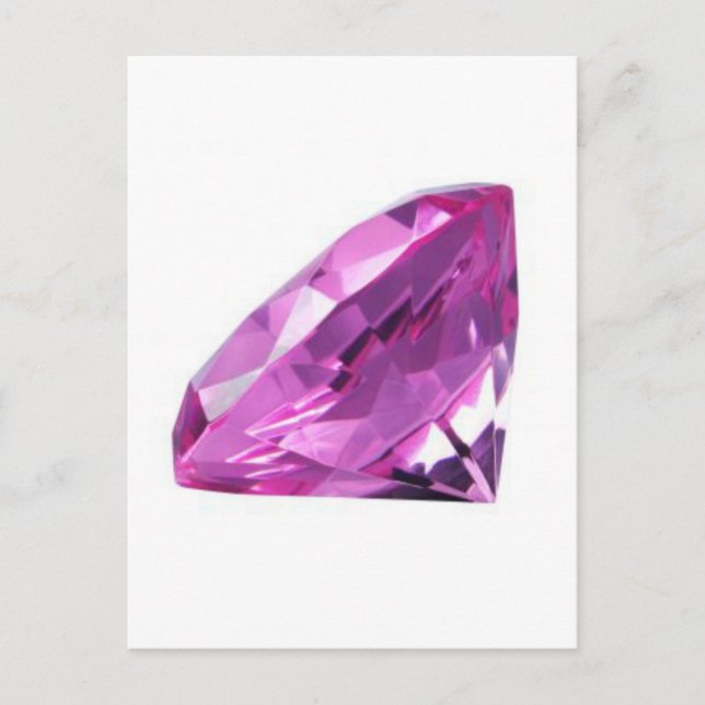 Amethyst 01, februari, Birthstone Vykort (Framsida)