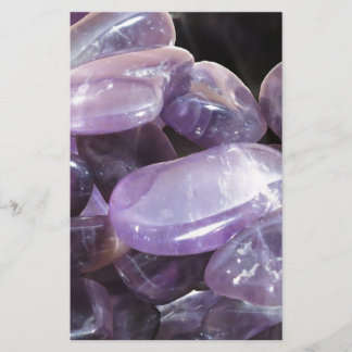 AMETHYST andlig lila gemstone