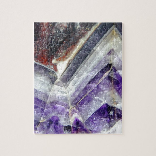 Amethyst bergkvartar pussel (Vertikal)