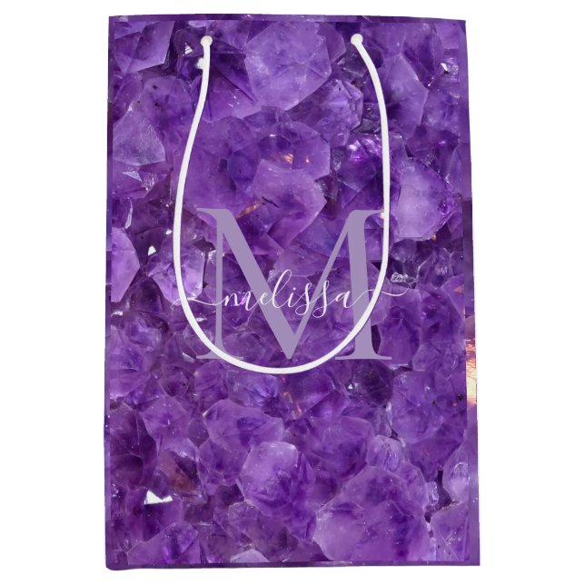 Amethyst Birthstone Monogram Personalized Name (Framsidan)