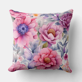 Amethyst Bloom Rhapsody Botanical Kudde