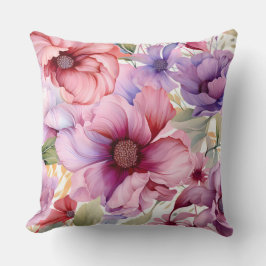 Amethyst Bloom Rhapsody Botanical Kudde