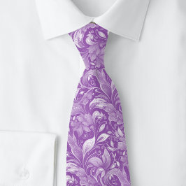 Amethyst Botanisk Batik Slips