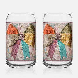 Amethyst Bow Soda Glass