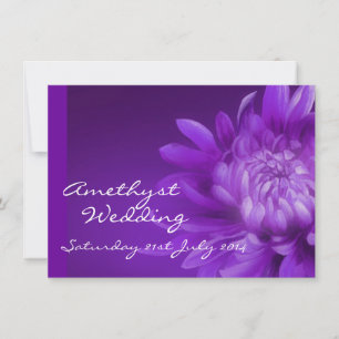 Amethyst bröllopsfest inbjudan 6:e