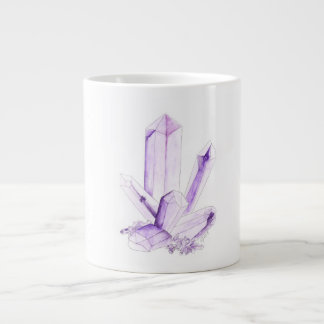 Amethyst Crystal Positive Vibes Mugg Jumbo Mugg