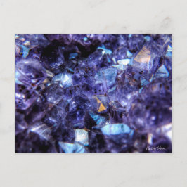 Amethyst Crystals Vykort