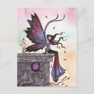 Amethyst Dröm Fantasy Fe Postkort Vykort