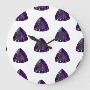 Amethyst, februari Birthstone Lila Large Clock Stor Klocka