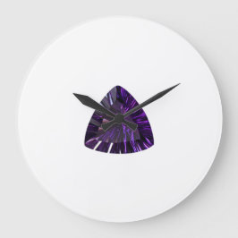 Amethyst, februari Birthstone Lila Stor Klocka