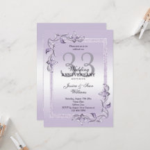 Amethyst Gem & Glitter 33:e Bröllop-årsdagen