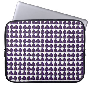 Amethyst Gemstone, februari Birthstone, Lila Laptop Fodral