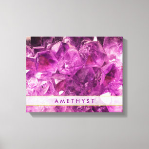 Amethyst Gemstone Image Shiny and Sparkly Canvastryck