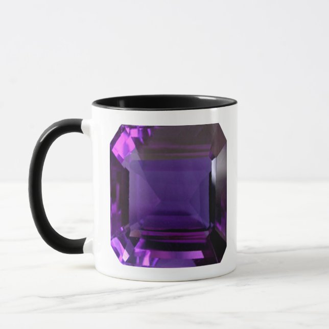 Amethyst Gemstone Lila Mugg (Vänster)