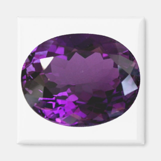Amethyst Gemstone Magnet (Framsidan)