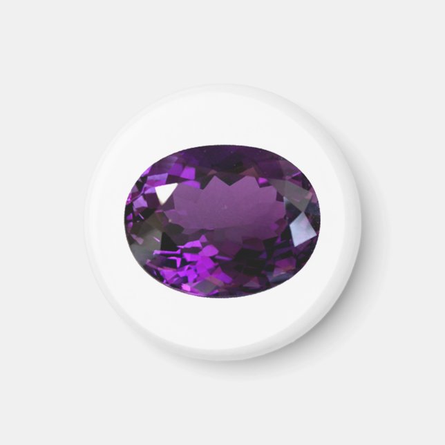 Amethyst Gemstone Magnet (Framsidan)