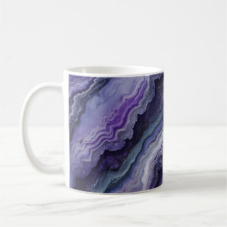 Amethyst Geode Fluid Pour Kaffemugg
