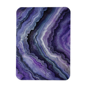 Amethyst Geode Fluid Pour Magnet
